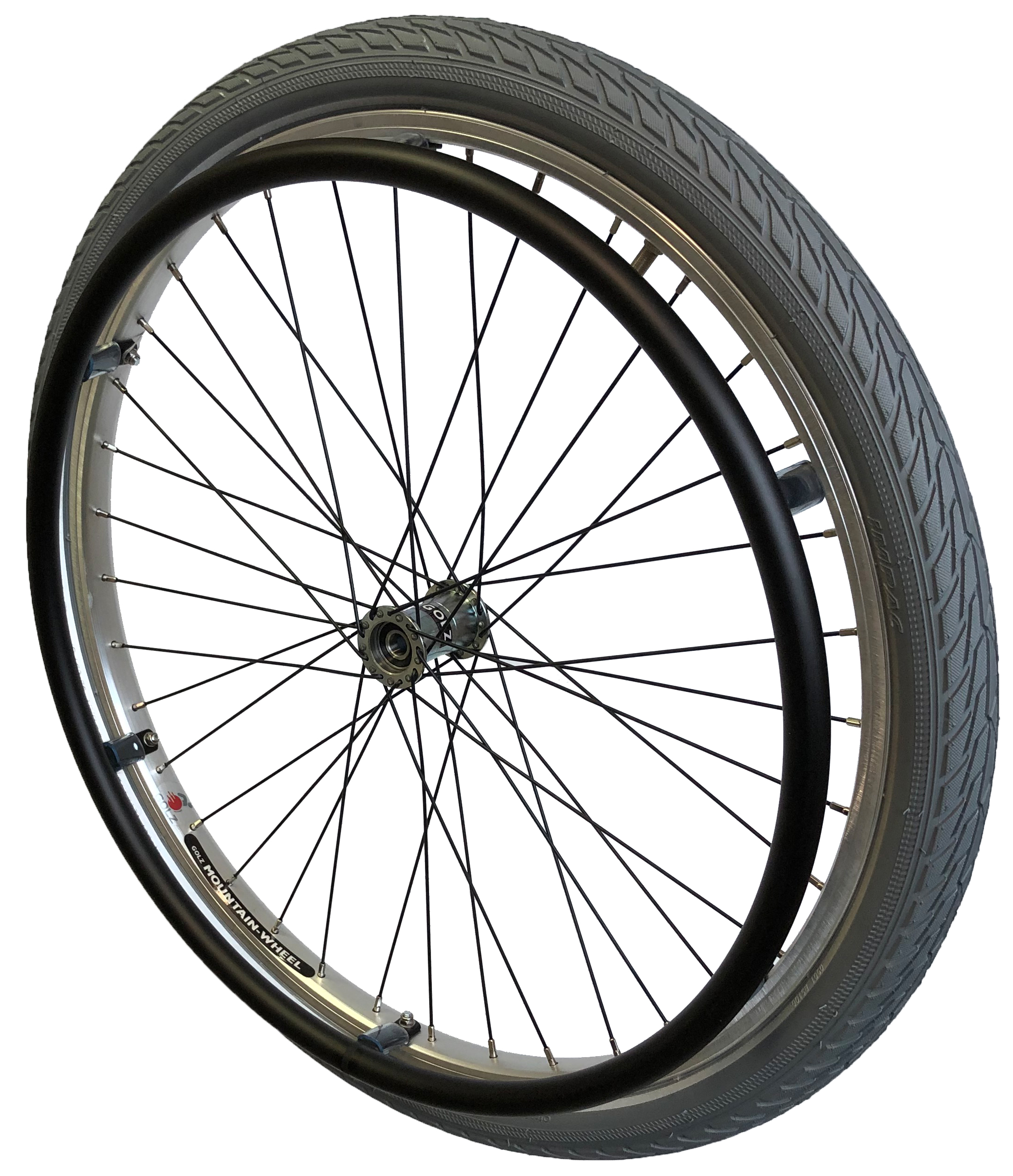 Mountain-Wheel Komplettsatz schwarzer Greifring 24x1,75 12,0