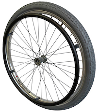 Mountain-Wheel Komplettsatz schwarzer Greifring 24x1,75 12,0